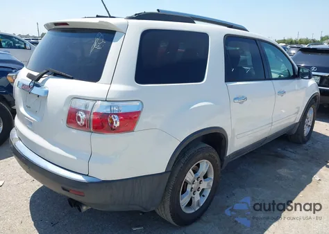 2009 GMC Acadia Sle z USA, uszkodzony, nr VIN 1GKER13D89J101993